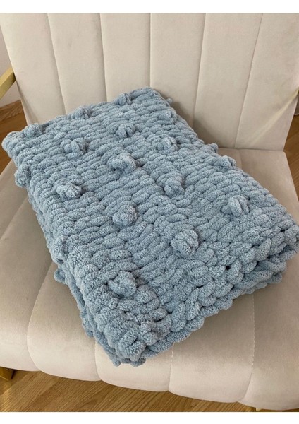 Alize El Örgüsü Ponponlu Bebek Battaniyesi fırsatları