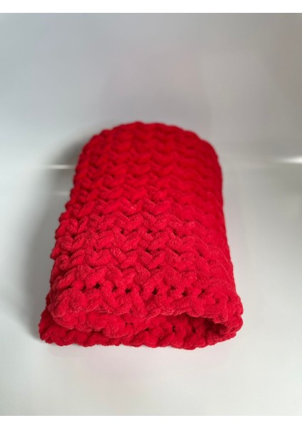 Puffy El Örgüsü Bebek Battaniyesi