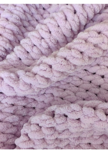 Bebek Battaniyesi Kışlık Kalın Açık Lila 100*100