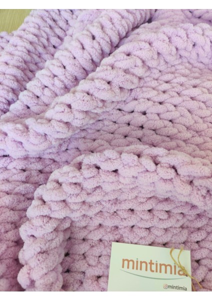 Bebek Battaniyesi Kışlık Kalın Açık Lila 100*100 fiyatları