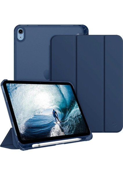 Apple iPad Air 4/5 10.9inç Kılıf Flip Cover Kalem Bölmeli Pc Case (10.nesil Değil)