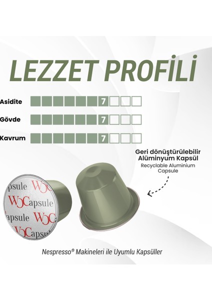 apsule No:2 Kolajen Nespresso Uyumlu Kapsül Kahve 60'lı Avantaj Paketi fiyatları