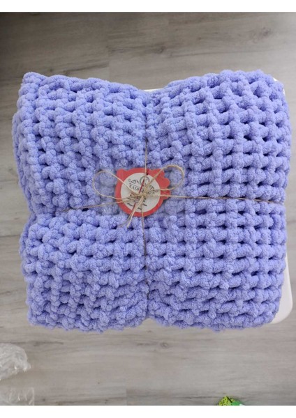 Bebek Battaniyesi El Örgü Antrasit