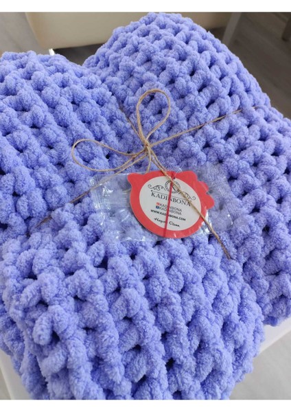 Bebek Battaniyesi El Örgü Antrasit