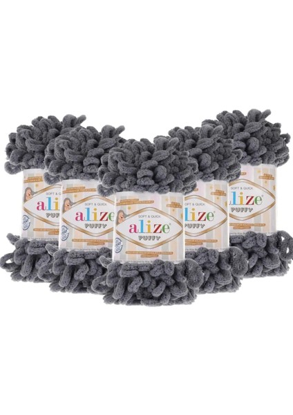 Bebek Battaniyesi El Örgü Antrasit