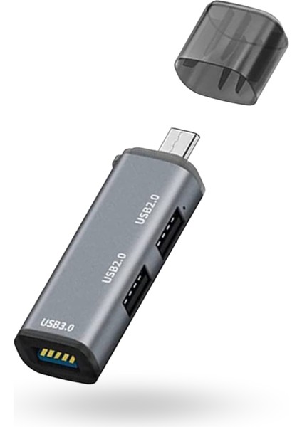 Büro Ev Ofis Cihazları Için Usbc-1xusb3.0 2xusb2.0 Hub