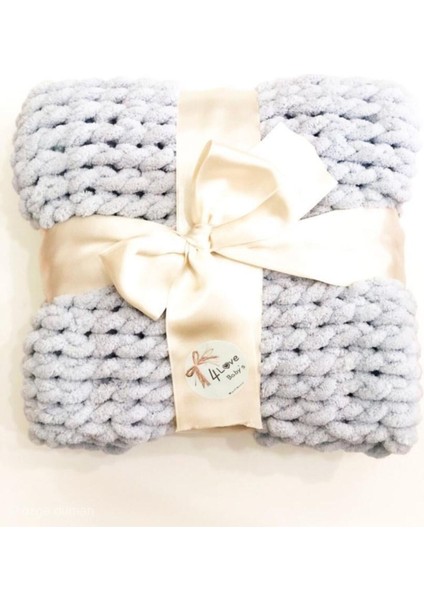 Yumoş Battaniye Gri