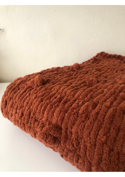 Örgü Bebek Battaniyesi - Puffy Ponponlu Battaniye fiyatları