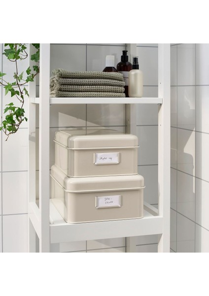 Kapaklı Kutu, Açık Bej, 2'li Set fırsatları