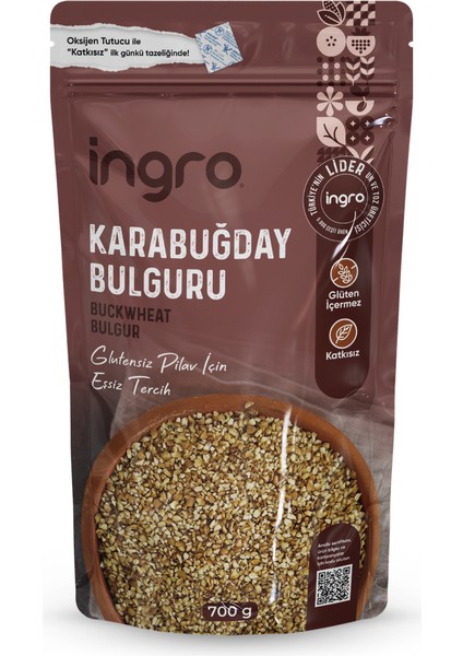 Ingro Glutensiz Karabuğday Bulguru 700 G