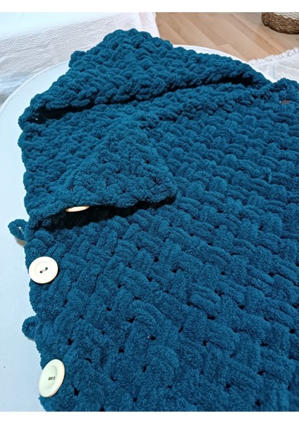 Ayıcıklı Yumuşacık El Örgüsü %100 Organik Antialerjenik Bebek Battaniye/kundak/fortbebe/uyku Tulumu fiyatları