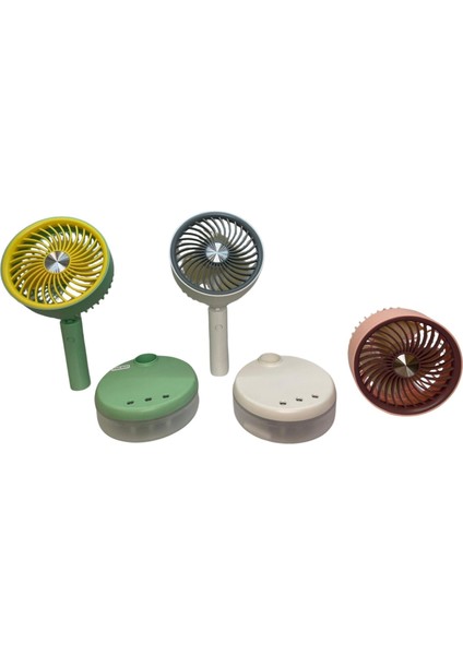 Alttan Buhar Üfleyen Masaüstü Fan RL01 (Masaüstü & El Fanı)