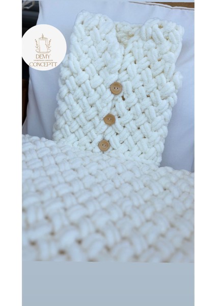 Bebek Battaniye Yelek Seti