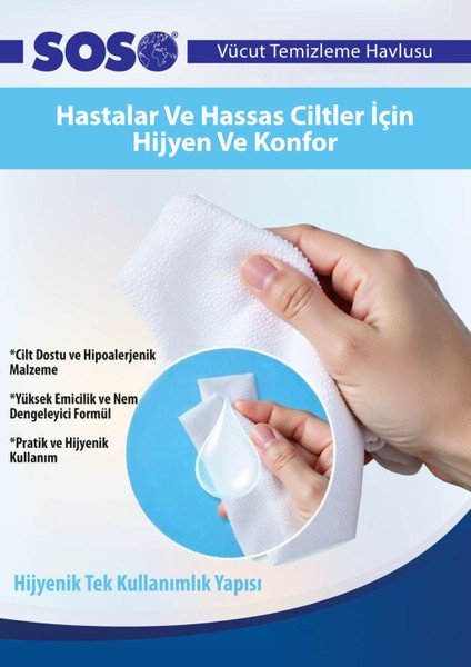 6X48 Yaprak – Cleanped Geniş Formüllü Vucut ve Hasta Temizleme Mendili fiyatları