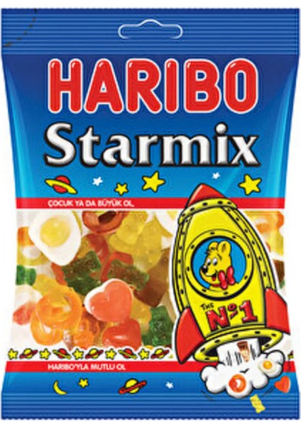 Starmix Karışık Meyve Aromalı Jelibon 80 G x 24 Paket (1920 G)