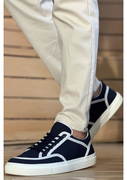 ZR-2505 Casual Keten Günlük Erkek Ayakkabı Lacivert fırsatları