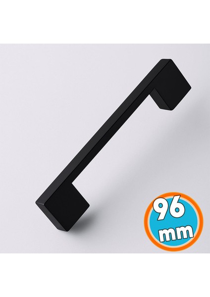 Siyah Metal Mutfak Mobilya Çekmece Mutfak Dolap Dolabı Kulp Kapak Kulbu Kulp 96 mm 9.6 cm