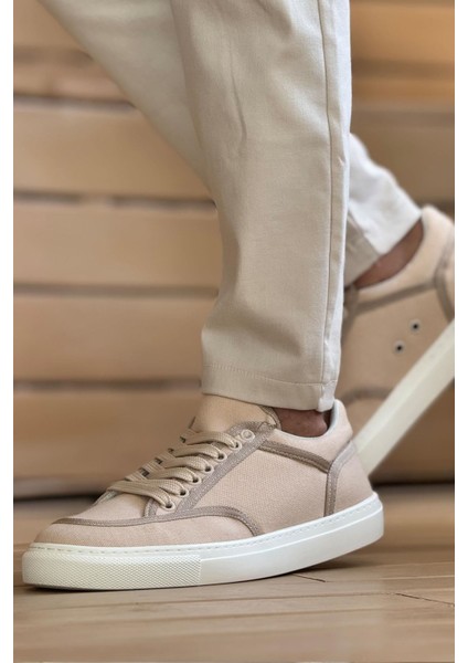 ZR-2505 Casual Keten Günlük Erkek Ayakkabı Bej modelleri
