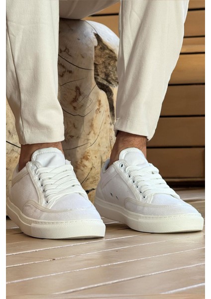 ZR-2505 Casual Keten Günlük Erkek Ayakkabı Beyaz fırsatları