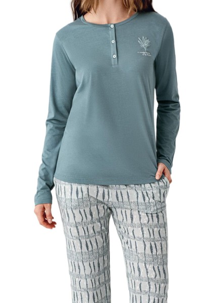 Kadın Yeşil Pijama Takımı 3406 fiyatları