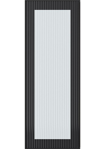 Cam Kapak, Antrasit-Kabartmalı Cam, 30X80 cm