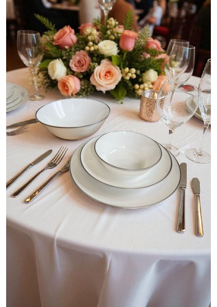 Oftast 20 Parça Yaldızlı Yemek Takımı Gms