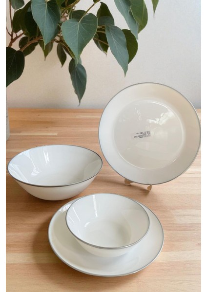 Oftast 20 Parça Yaldızlı Yemek Takımı Gms modelleri