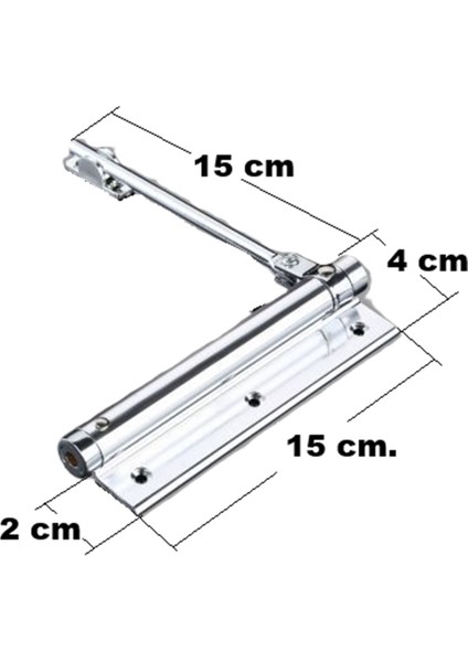 SERVO Krom, otomatik kapı kapatıcı (kapı itme yayı, bahçe kapısı, oda kapısı, daire kapısı kapatıcı) fiyatları