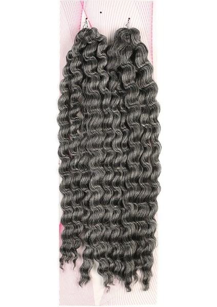 Nice Bulk Afro Su Dalgası Saç Gri