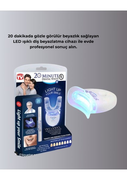 Evde Kullanıma Uygun LED Teknolojili Diş Beyazlatma Kiti indirimleri