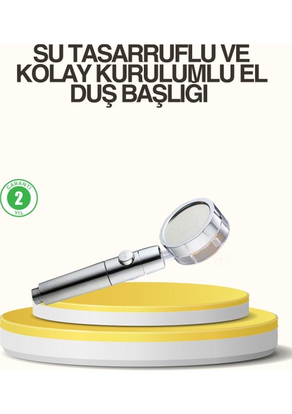 Su Basıncını Artıran Sızdırmaz Duş Başlığı