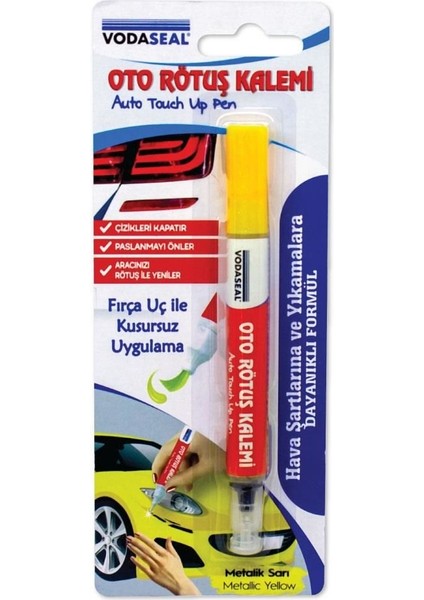 Vodaseal Oto Rötuş Kalemi Metalik Sarı 5 ml