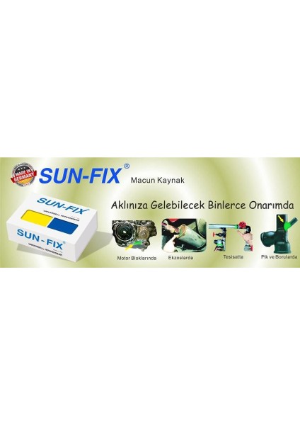 Sun Fix Üniversal Kaynak Macunu 100 gr modelleri