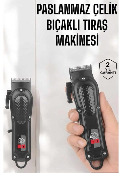 Sıfır Tıraş Makinesi Dijital Göstergeli Paslanmaz Çelik Bıçaklı Taşınabilir fiyatları