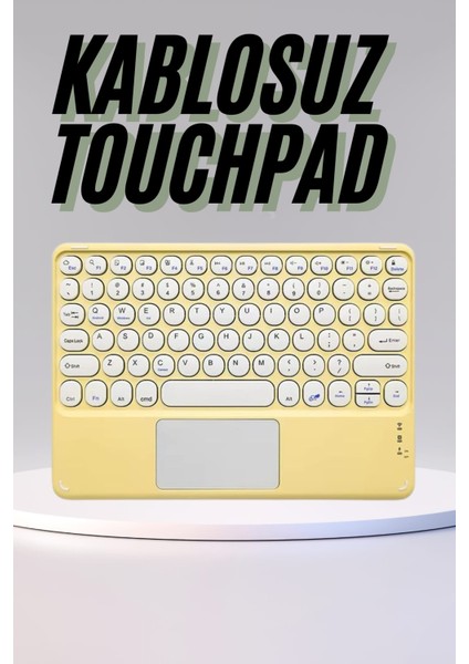 Profesyonel Wifi Q Klavye Bluetooth Klavye Touchpad 10.8 Inç