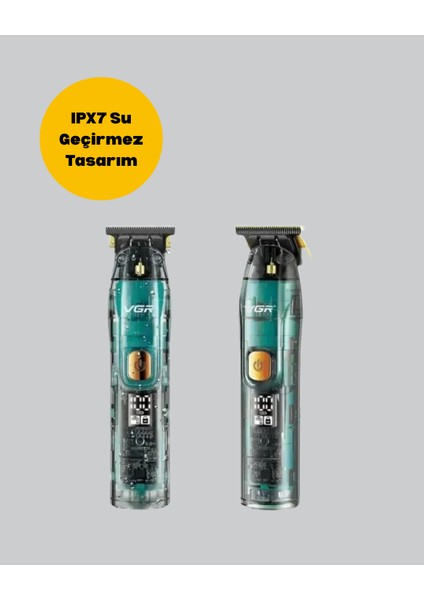 Vgr V-695 Şarjlı Saç Sakal Tıraş Makinesi 2600MAH Batarya ve Kılavuz Taraklı fırsatları