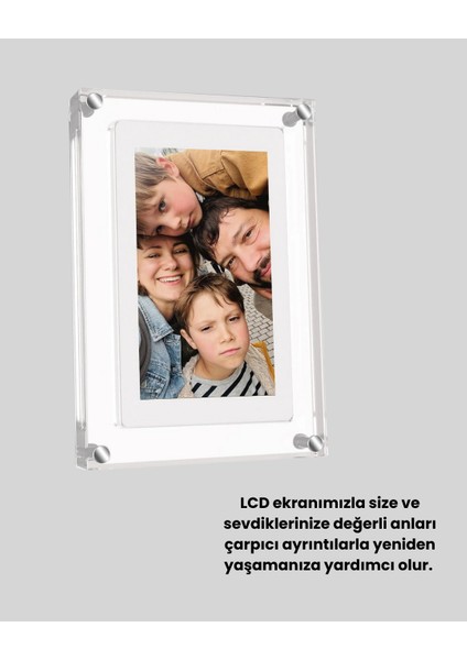 450 Nit Yüksek Parlaklık 7 Inç Dijital Resim Çerçevesi – Her Açıdan Net Görüntü fırsatları