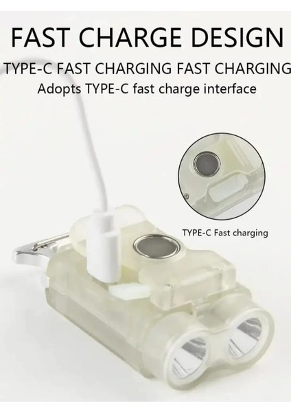 V15 Edc El Feneri 1200LM Anahtarlık Işık Tip-C Şarj Edilebilir Taşınabilir Mini Torch Mıknatıs Klips ile Kamp Cep Fener indirimleri