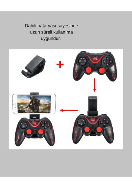 Hafif ve Taşınabilir Kablosuz Bluetooth Oyun Konsolu fırsatları