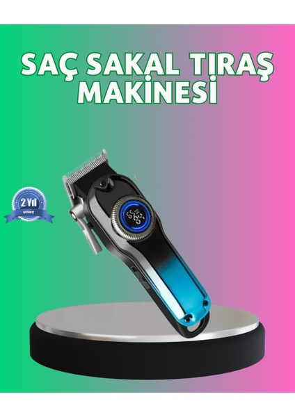 4 Limit Tarağı ve Ayarlanabilir Kesim Uzunluğu Saç Makinesi