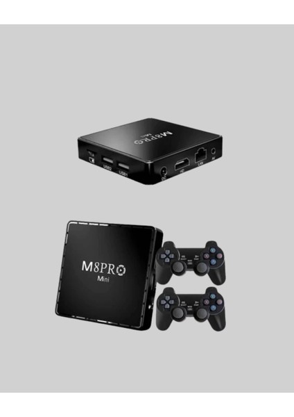 M8PRO Android Tv Box ve Retro Oyun Konsolu 64GB fiyatları
