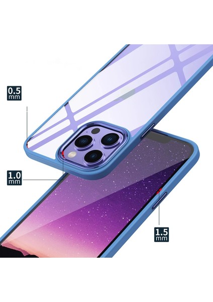 Bfs iPhone 13 Pro Max Kılıf Power Silikon - Mor modelleri