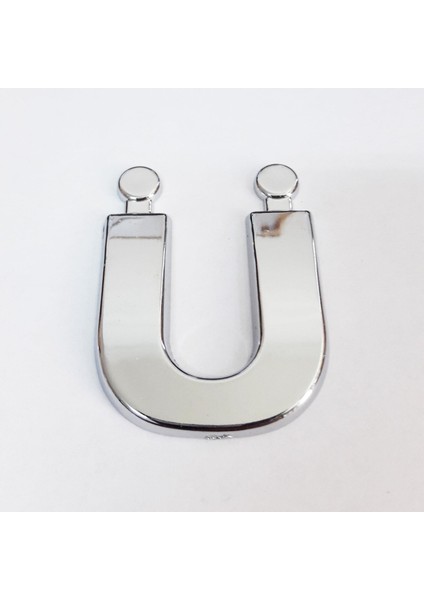 Ü Harfi 3,75 cm Krom Yapışkanlı