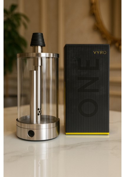 Vyro One Premium Taşınabilir Nargile – Modern Tasarım, Paslanmaz Çelik & Şeffaf Gövde, Lüks Kutu indirimleri
