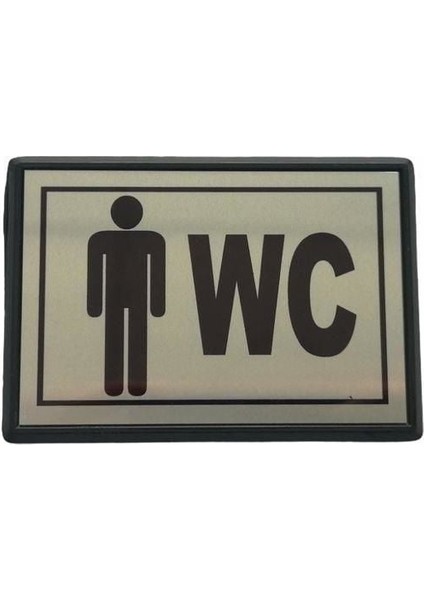 Yönlendirme Büyük Wc Bay 13X8,5 cm