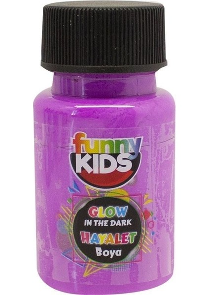 4486 Mor Funny Kids Glow In The Dark Hayalet Boya 50 cc