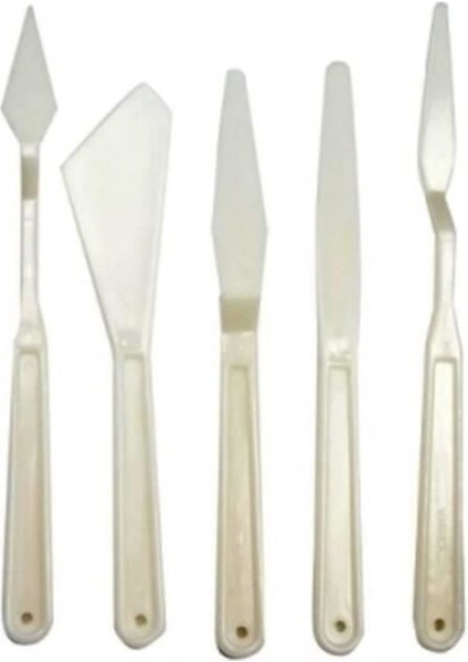 Luna Beyaz Spatula Seti 5 Parça