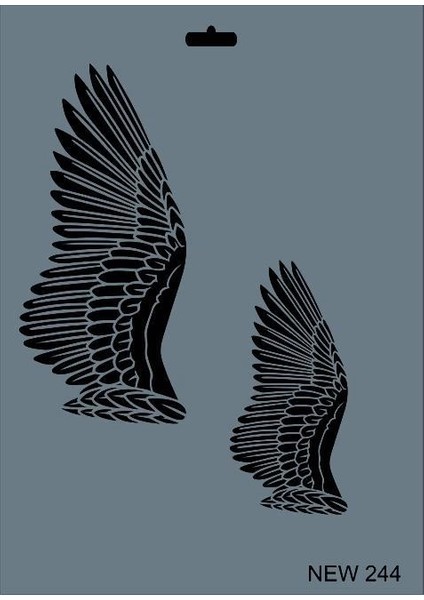 Rich New Seri N-244 Stencil 35X25 cm