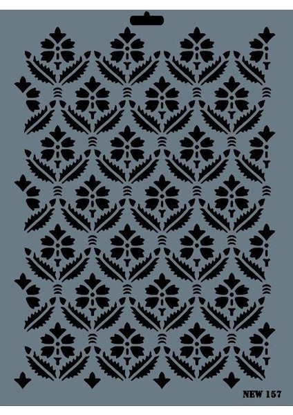 Rich New Seri N-157 Stencil 35X25 cm