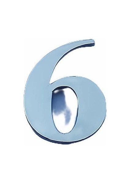 Villa Boy 6 Rakamı 8,5 cm Yapışkanlı